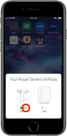 Как да проверите зареждането на AirPods