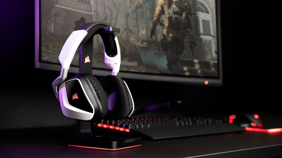 Corsair Void Pro RGB безжичен Слушалки с добър микрофон Corsair Void Pro RGB Wireless